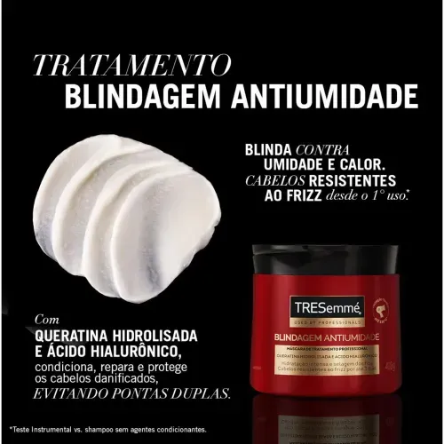 Máscara Capilar Tresemmé Blindagem Antiumidade 400g