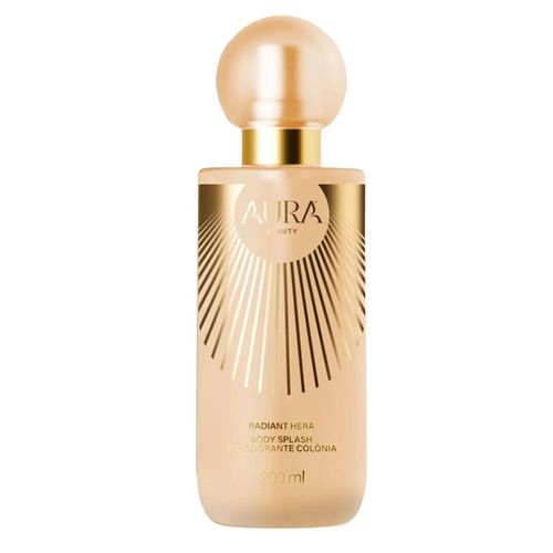 Body Splash Aura Beauty Radiant Hera Cor Pêssego 200ml
