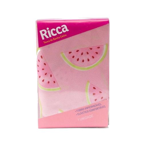 Touca de Banho Feminino Ricca Cetim Colors Cores Sortidas 1 Unidade