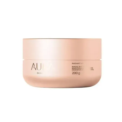Manteiga Iluminadora Corporal Aura Beauty Magic Butter Cor Radiant Hera 200g