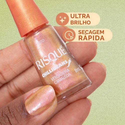 Esmalte Risqué Cor Verdadeira Camaleoa 8ml