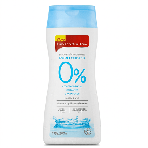 Sabonete Íntimo Gino-Canesten Puro Cuidado 200ml