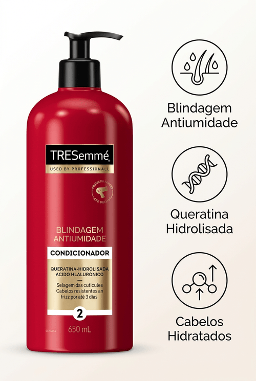 Condicionador Tresemmé Blindagem Antiumidade 650ml