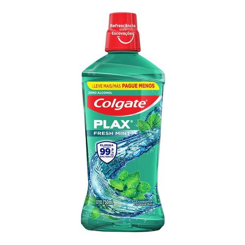 Enxaguante Bucal Colgate Plax Fresh Mint 750ml