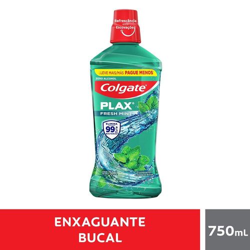 Enxaguante Bucal Colgate Plax Fresh Mint 750ml