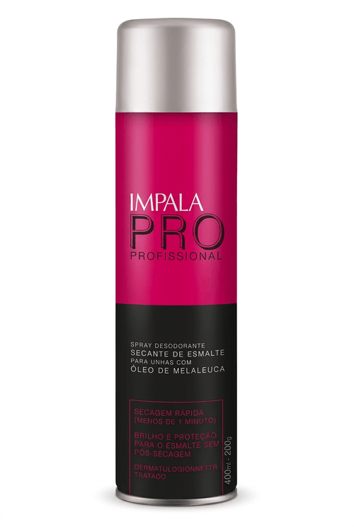 Spray Secante de Esmalte Impala Óleo de Melaleuca 400ml