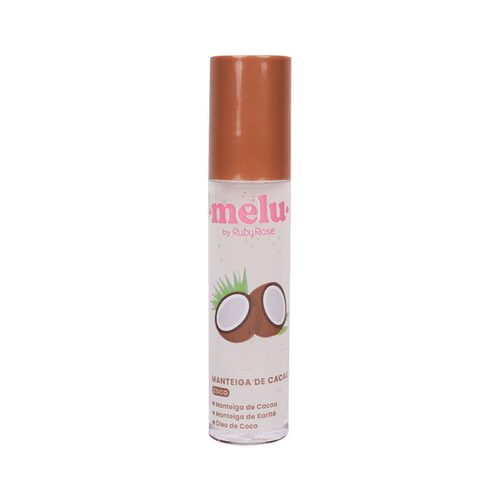 Brilho Labial Ruby Rose Melu Roll-on Cor Incolor 5,5ml