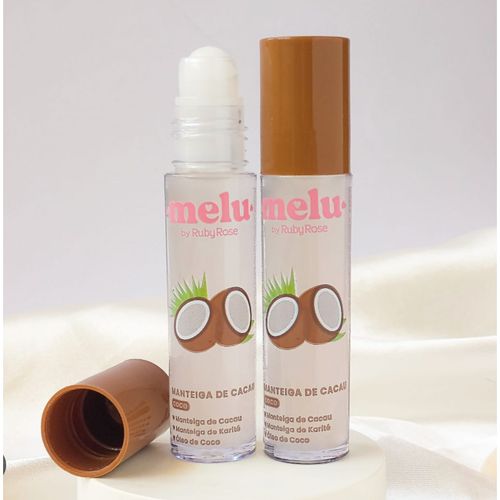 Brilho Labial Ruby Rose Melu Roll-on Cor Incolor 5,5ml