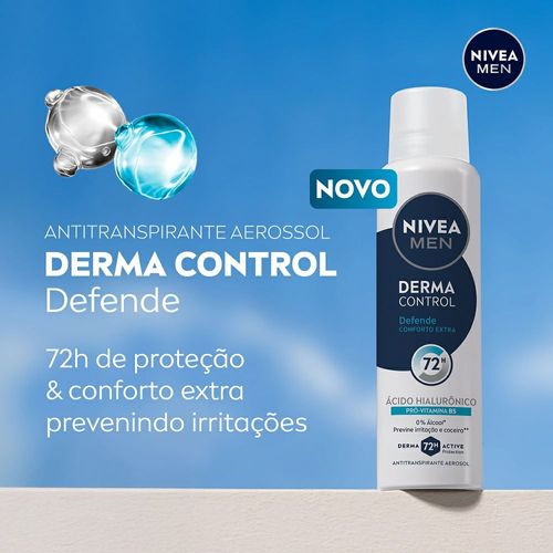 Desodorante Aerosol Masculino Nivea Men Derma Control Defende 200ml
