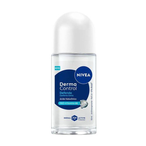 Desodorante Roll-On Feminino Nivea Derma Control Defende 50ml