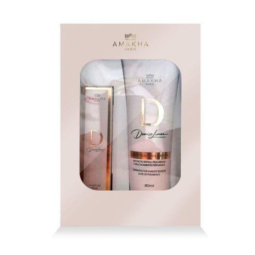 Kit Colônia Feminina Amakha Paris Cor D 15ml e Hidratante 80ml