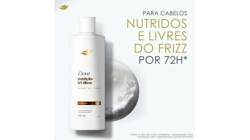 Shampoo Dove Nutrição + Tri-Óleos 370ml