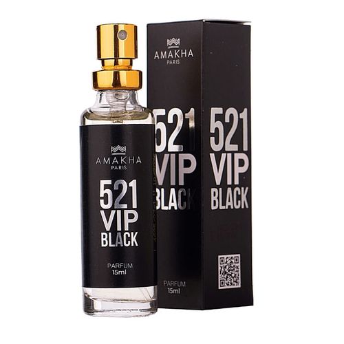 Colônia Masculina Amakha Paris 521 Vip Black 15ml