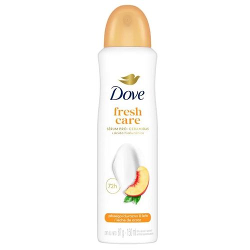 Desodorante Aerosol Feminino Dove Fresh Care Pêssego e Leite de Arroz 150ml
