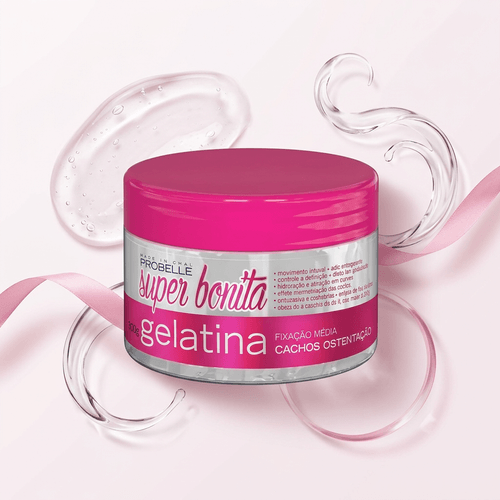 Gelatina Capilar Probelle Super Bonita Cachos Ostentação 300g