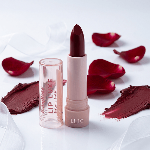 Batom Ruby Rose Satin Lip Luxe Cor LL10 4g
