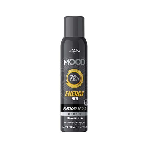 Desodorante Aerosol Masculino MyHealth Mood Energy 150ml