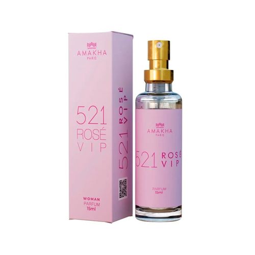 Colônia Feminina Amakha Paris 521 Vip Rose 15ml