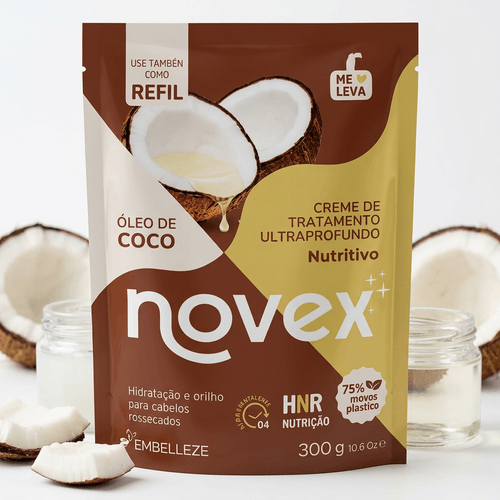 Máscara Capilar Novex Óleo de Coco Refil 300g