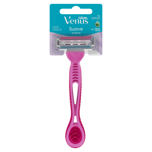 Aparelho Depilatório Feminino Gillette Venus Suave Aloe Vera 1 Unidade
