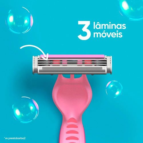 Aparelho Depilatório Feminino Gillette Venus Suave Aloe Vera 1 Unidade