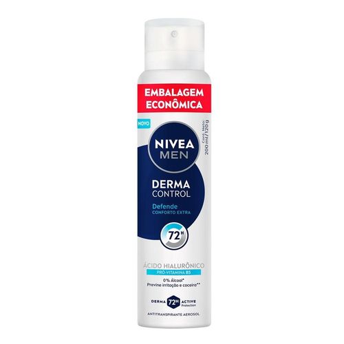 Desodorante Aerosol Masculino Nivea Derma Control Defende 200ml