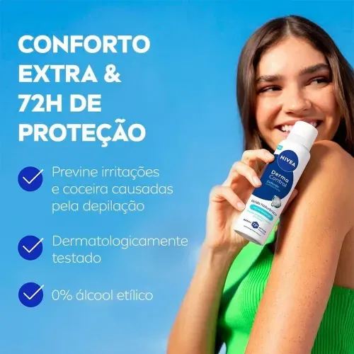 Desodorante Aerosol Feminino Nivea Derma Control Defende 150ml