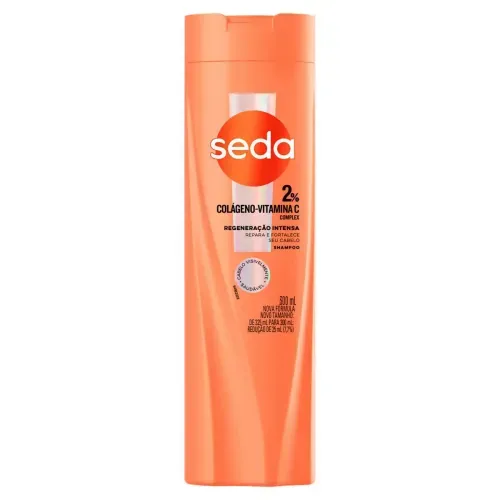 Shampoo Seda Colágeno Regeneração Intensa Vitamina C 300ml