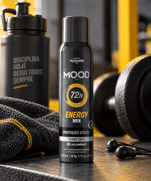 Desodorante Aerosol Masculino MyHealth Mood Energy 150ml