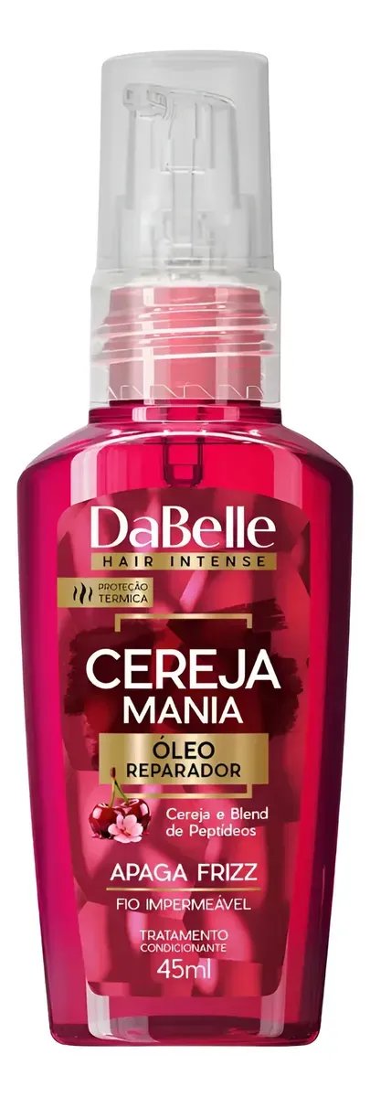Óleo Capilar DaBelle Cereja Mania 45ml
