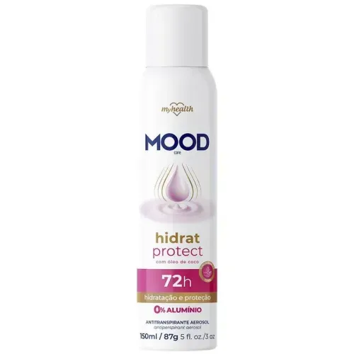 Desodorante Aerosol Unissex MyHealth Mood Care Hidrat Protect Óleo de Coco 150ml