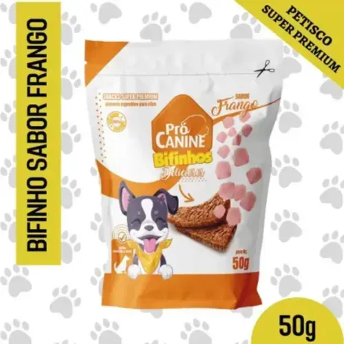 Petisco para Cães Bifinho Prosnacks Frango 50g