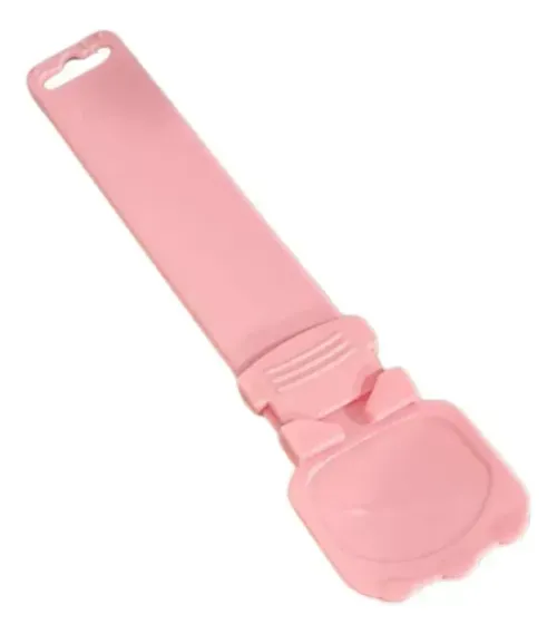 Colher Gatex para Patê de Gatos Rosa