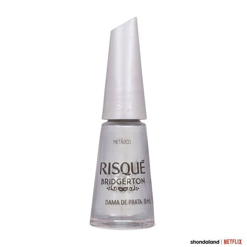 Esmalte Risqué Bridgerton Cor Dama de Prata 8ml