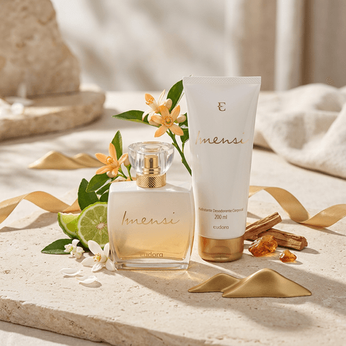 Kit Eudora Feminino Imensi Colônia 100ml + Loção Corporal 200ml