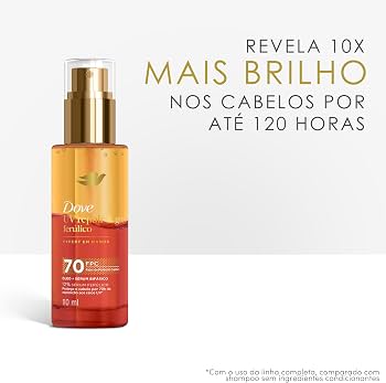 Óleo Capilar Dove Sérum Bifásico UV Repair e Glow 110ml