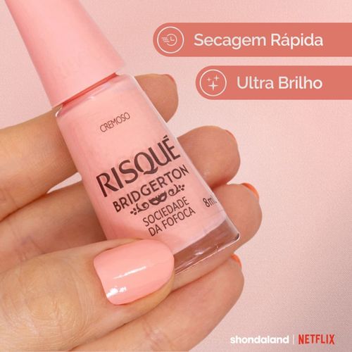 Esmalte Risqué Bridgerton Cor Sociedade da Fofoca 8ml