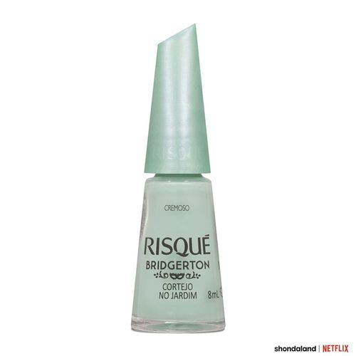 Esmalte Risqué Bridgerton Cor Verde Cortejo no Jardim 8ml