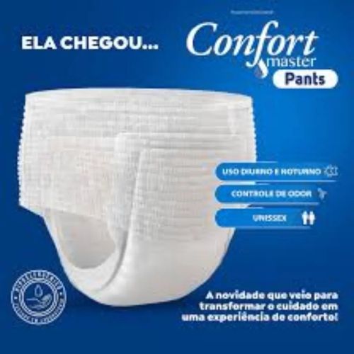 Fralda Geriátrica Confort Master Pants P/M 32 Unidades