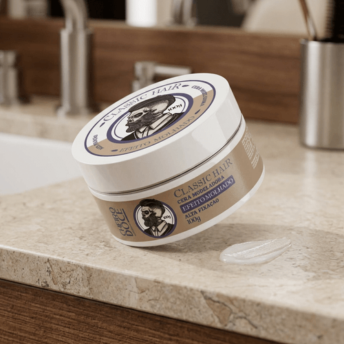 Pomada Capilar Modeladora Masculina Cheiro Doce Efeito Molhado 100g