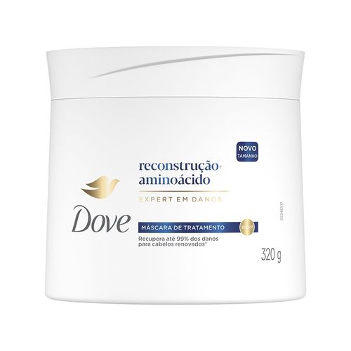Máscara Capilar Dove 2 em 1 Reconstrução + Aminoácido 320g