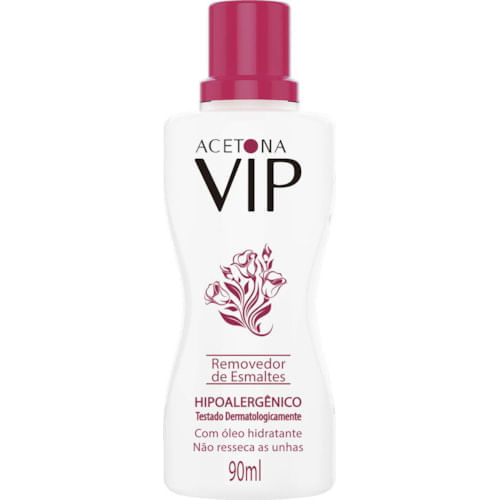 Removedor de Esmalte Vip Acetona 90ml