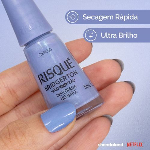 Esmalte Risqué Bridgerton Cor Infiltrada no Baile 8ml