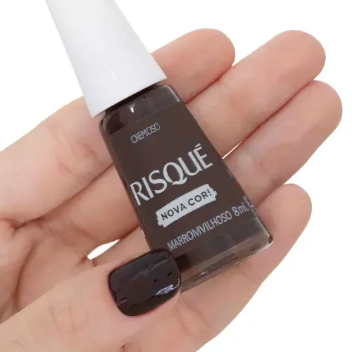 Esmalte Risqué Cremoso Cor Marromvilhoso 8ml