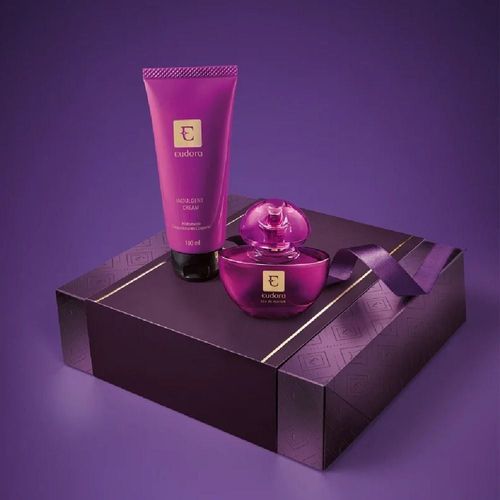 Kit Eudora Feminino Indulgent Perfume 35ml + Loção Corporal 100ml