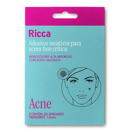 Adesivos Secativos Acne Ricca Fase Crítica 20 Unidades