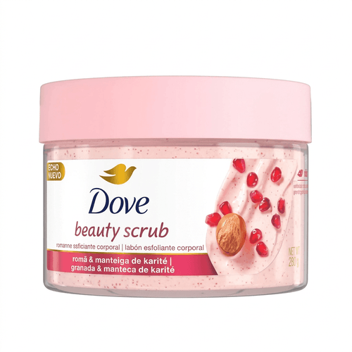 Sabonete Esfoliante Corporal Dove Beauty Scrub Romã e Manteiga de Karité 280g