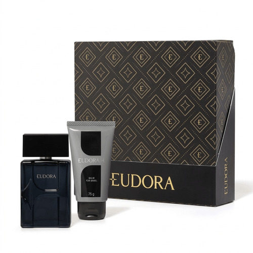 Kit Eudora Men H Deo Colônia 100ml + Balm Pós-Barba 75g