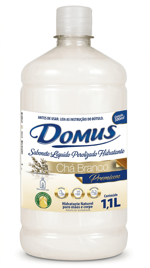 Sabonete Líquido Domus Chá Branco 1,1L