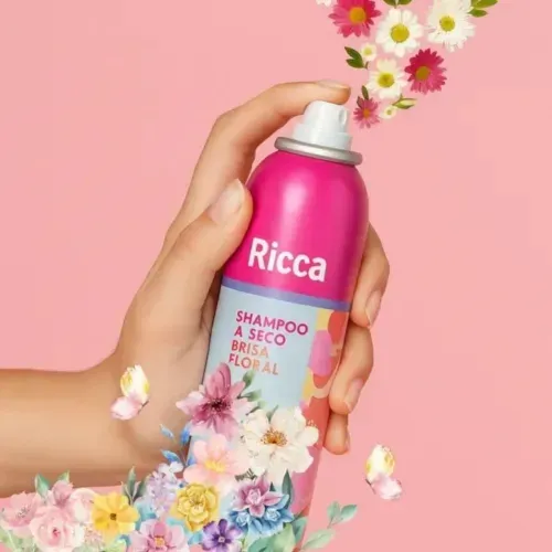 Shampoo a Seco Ricca Brisa Floral 150ml